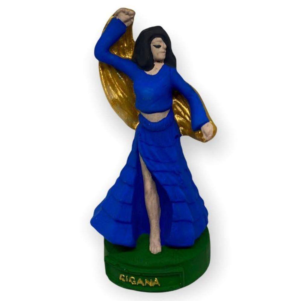 Escultura Cigana Em Resina 11 Cm Umbanda Candomblé