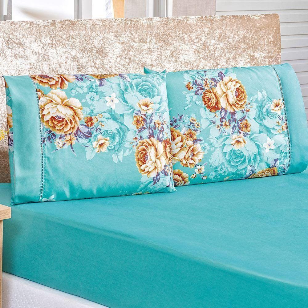 Jogo De Cama Micropercal 200 Fios Naturale Solteiro 02 Peças - Jasmine