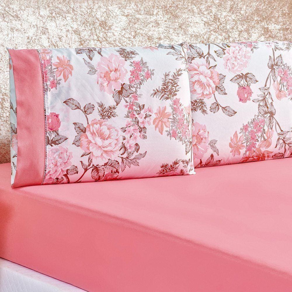 Jogo De Cama Micropercal 200 Fios Naturale Queen 03 Peças - Serene