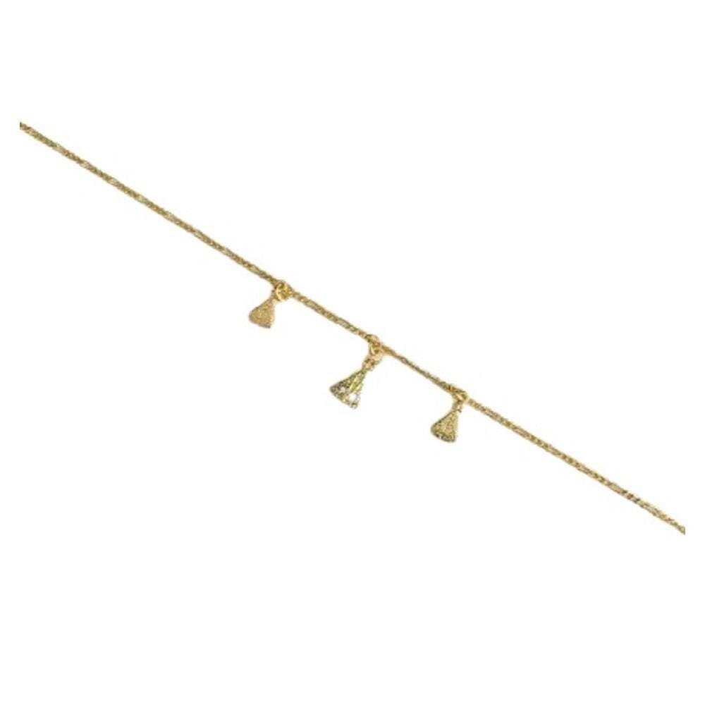 Pulseira Folheada Nossa Senhora Aparecida com Strass