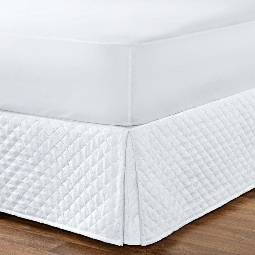 Saia Box Casal Matelada 01 Peça - Branco