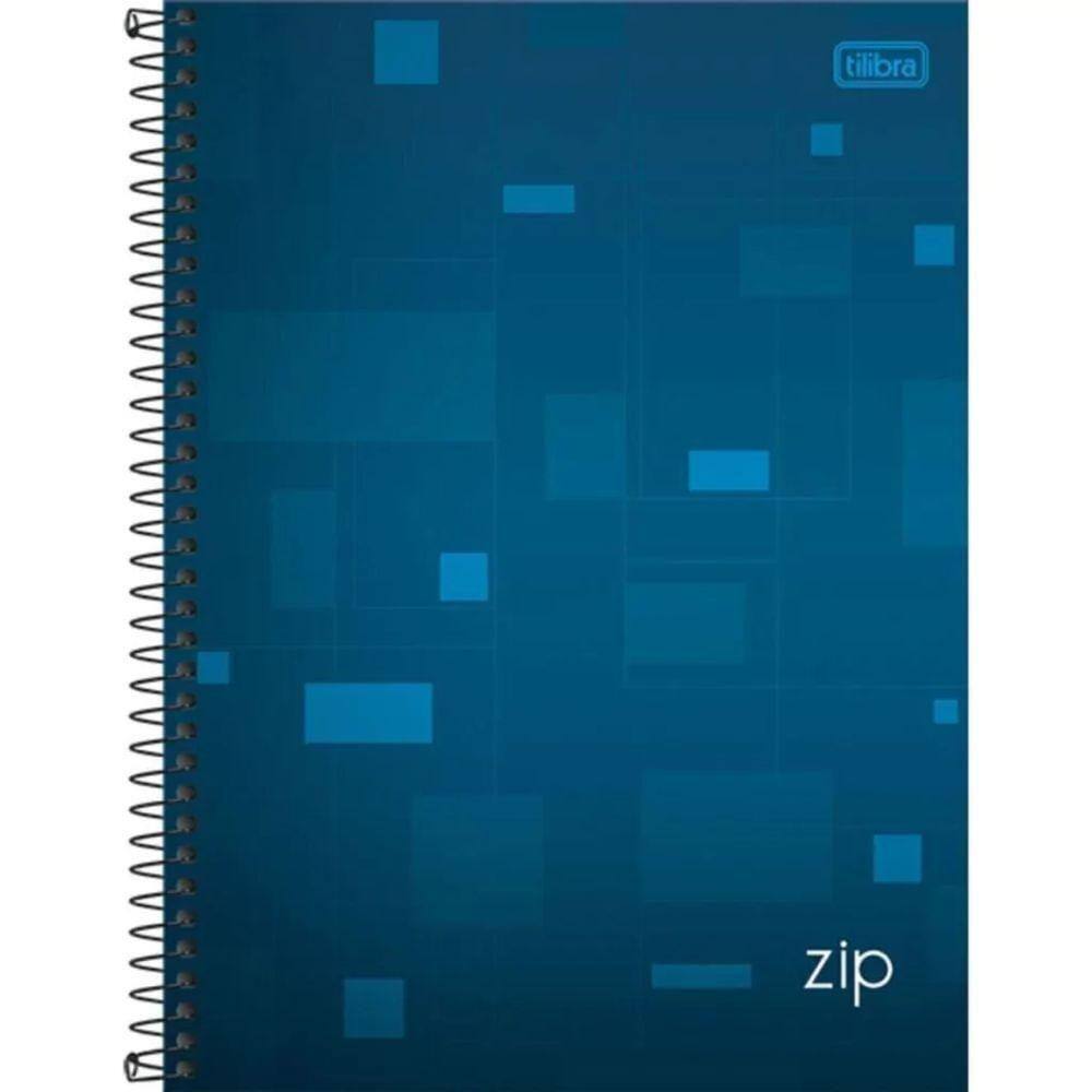 Caderno Universitário 1 Mat. 80 fls Zip Capa 3 - Tilibra