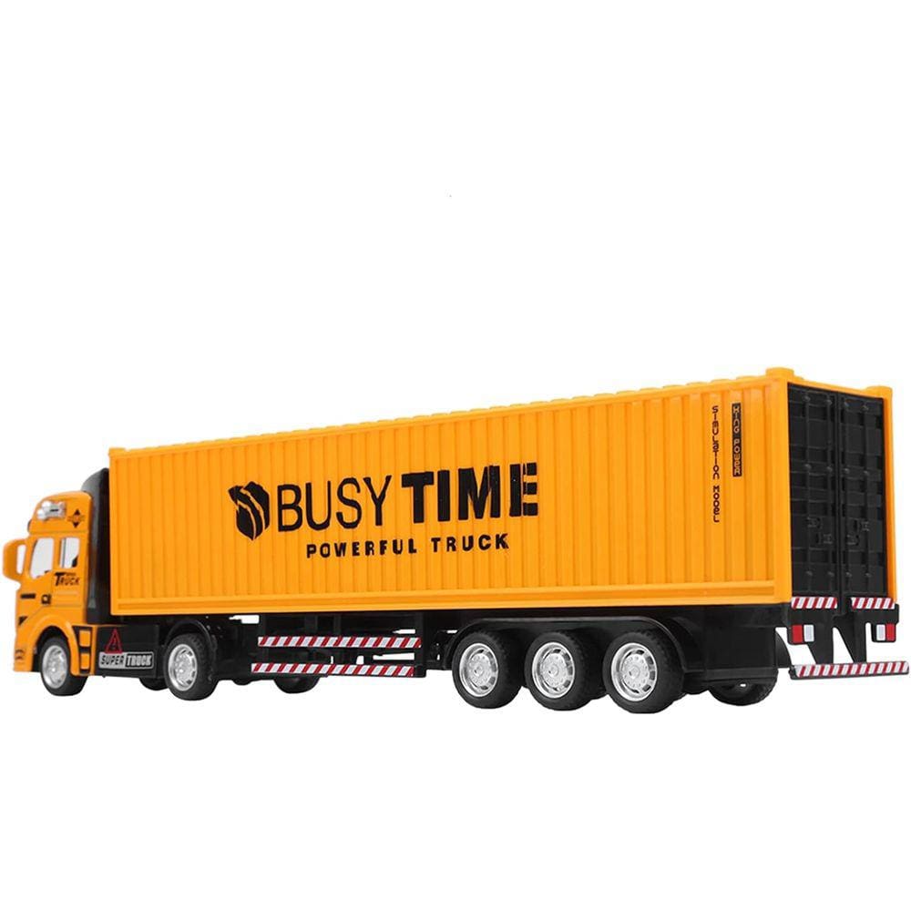 Modelo de caminhão porta-contêineres Toy 1:48 Scale Alloy High Simulation
