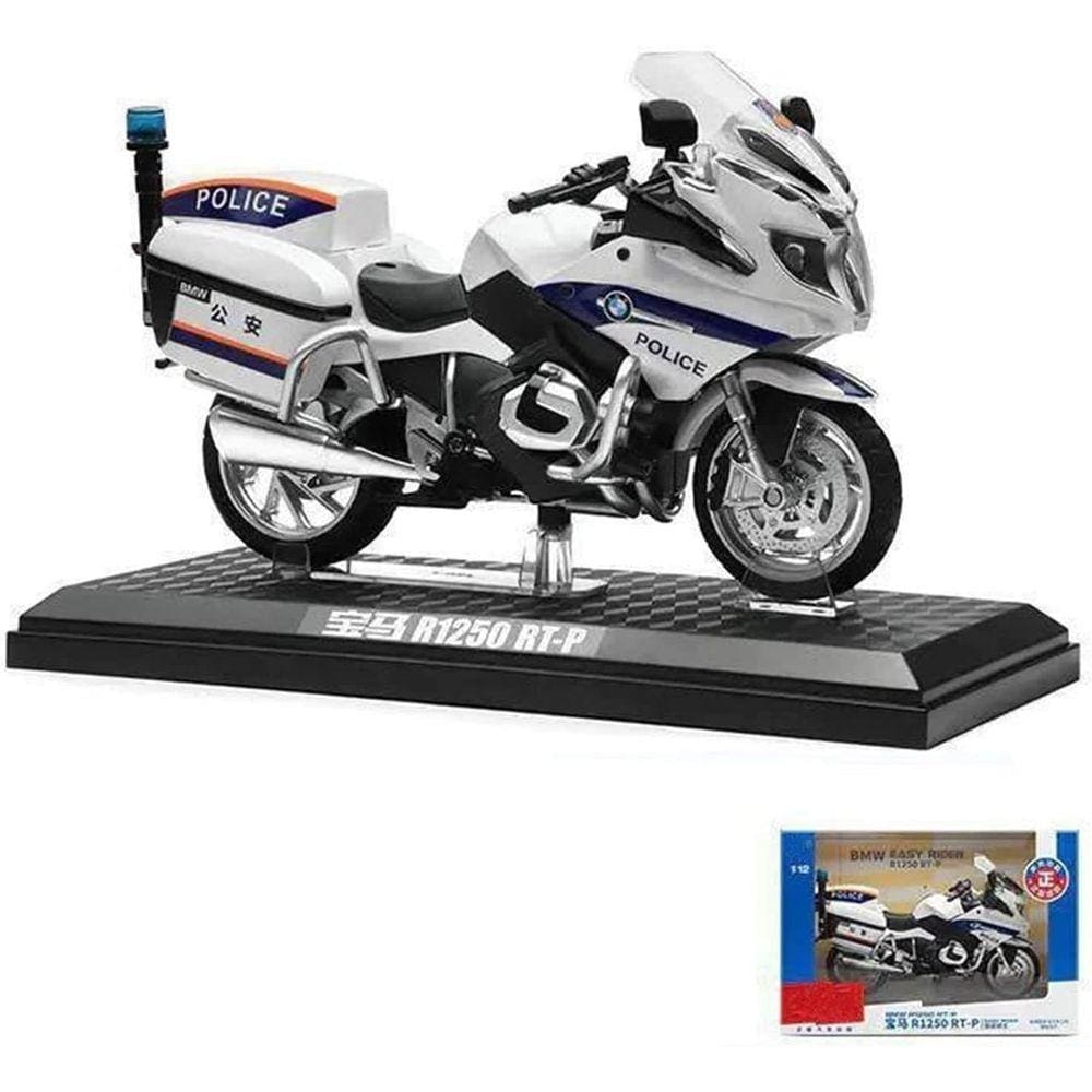 Motocicleta BMW R1250 RT Alloy Sports modelo em escala 1:12