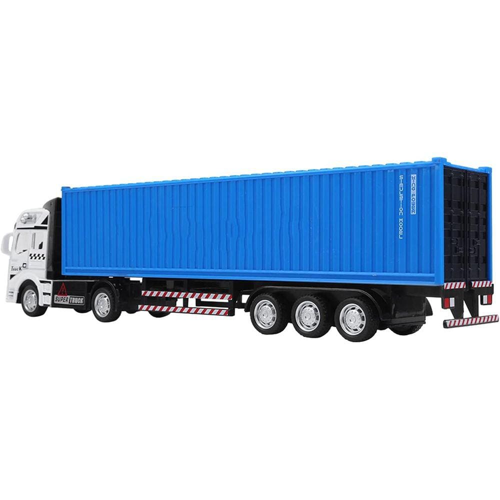 Modelo de caminhão porta-contêineres Toy 1:48 Scale Alloy High Simulation