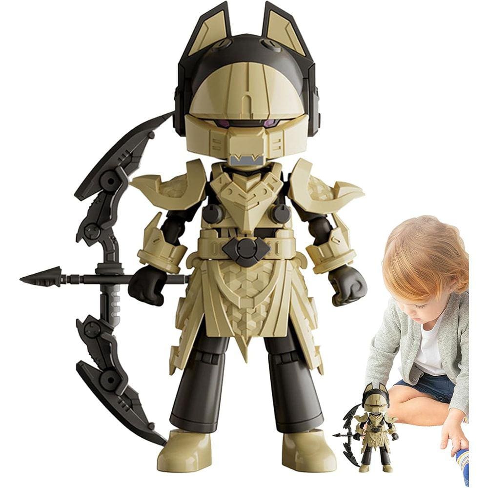 Conjunto de blocos de construção Hero Bricks, brinquedo de ação para crianças