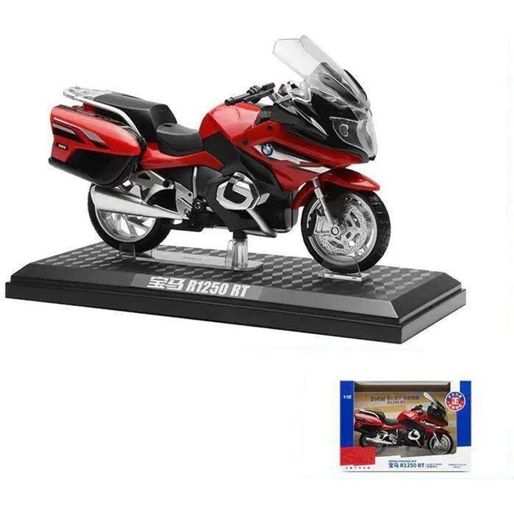 Motocicleta BMW R1250 RT Alloy Sports modelo em escala 1:12