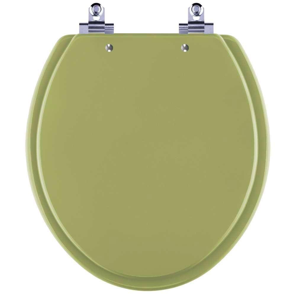 Assento Sanitário Laqueado Soft Close Azalea Verde Itapua para vaso Celite