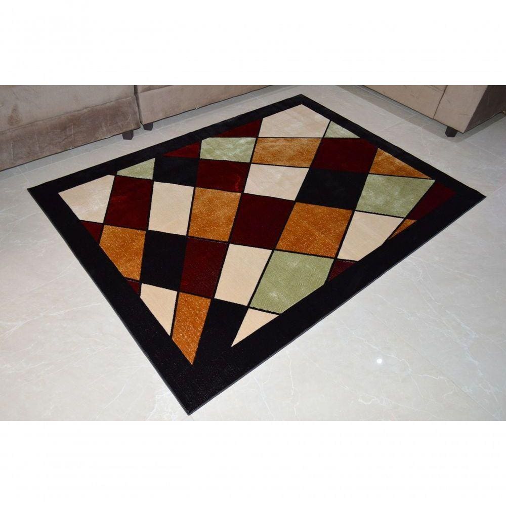 Tapete Veludo 1.00m X 1.50m Marbella Moderno Vitral Rayza