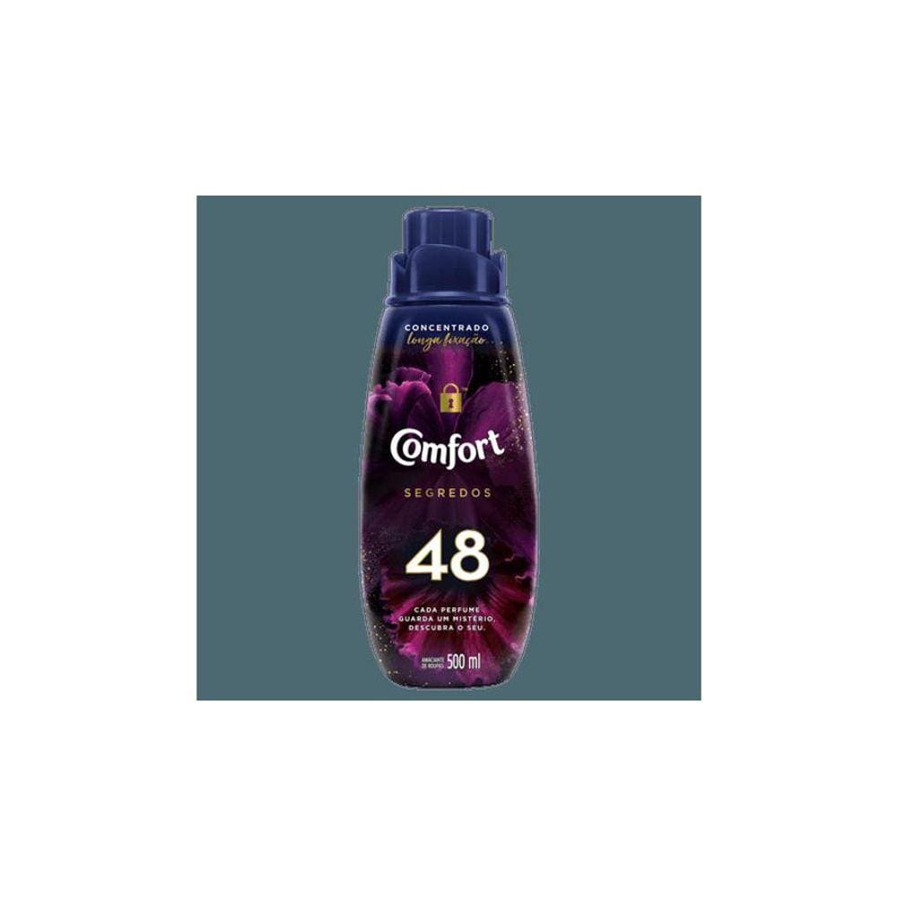 Amaciante Roupa Comfort Concentrado 500Ml Segredos 48