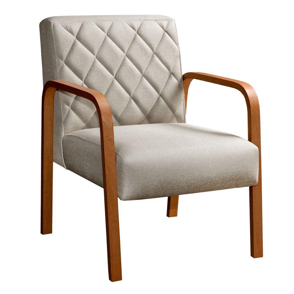 Poltrona Decorativa Lara Moderna Decoração Sala Recepção Escritório