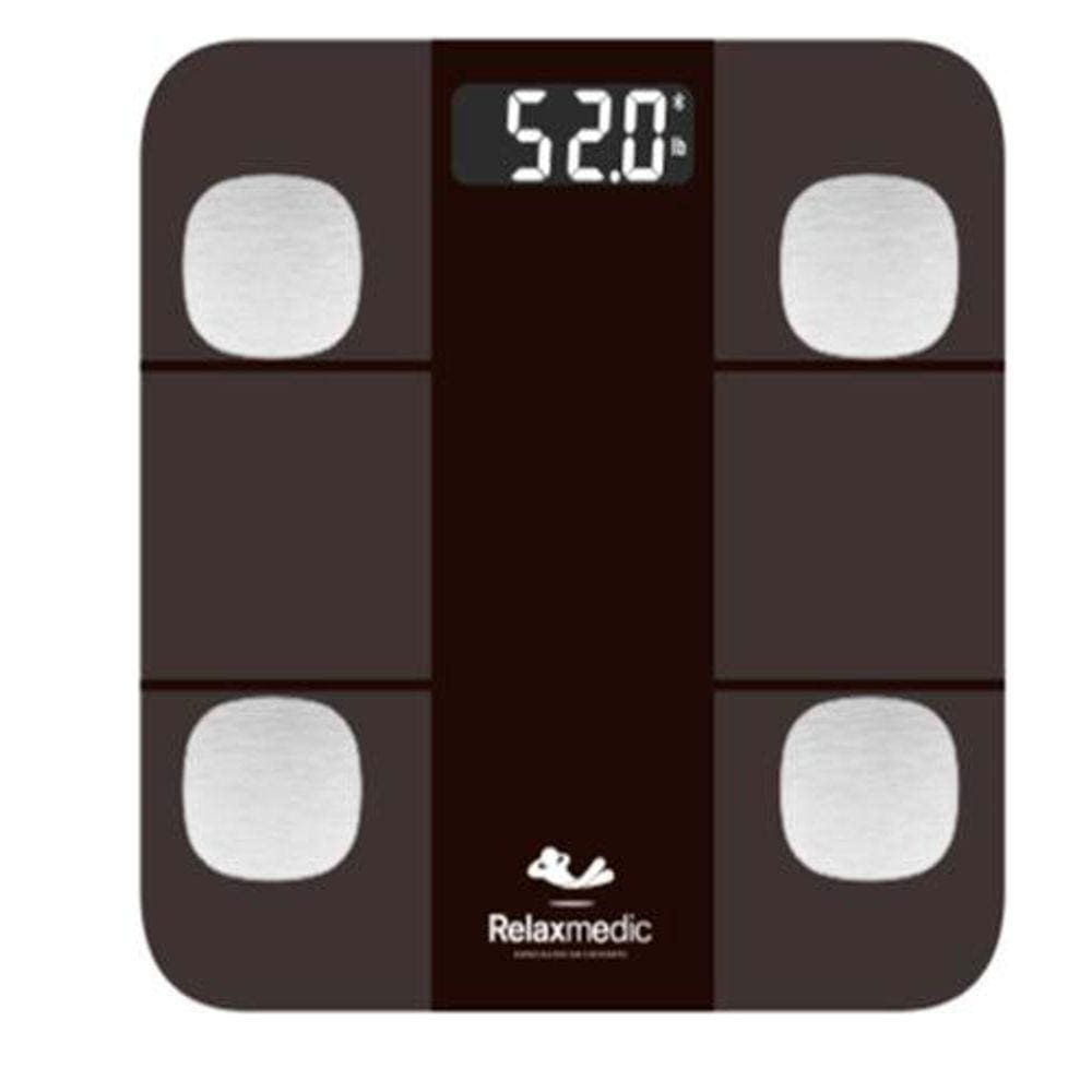 Balança Digital Smart Bioimpedância Relaxmedic para até 180 kg - RM-BD0263A