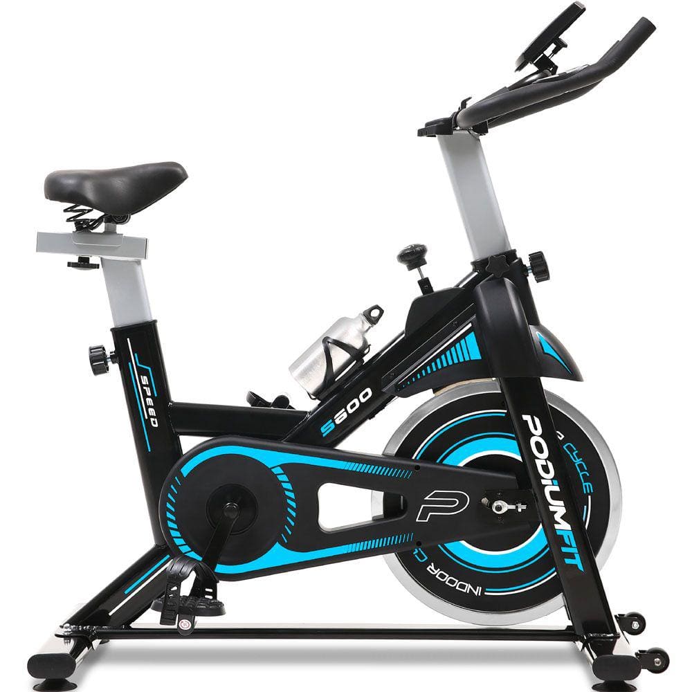 Bicicleta Ergométrica Spinning PodiumFit S600 - Roda 10kg - Silenciosa