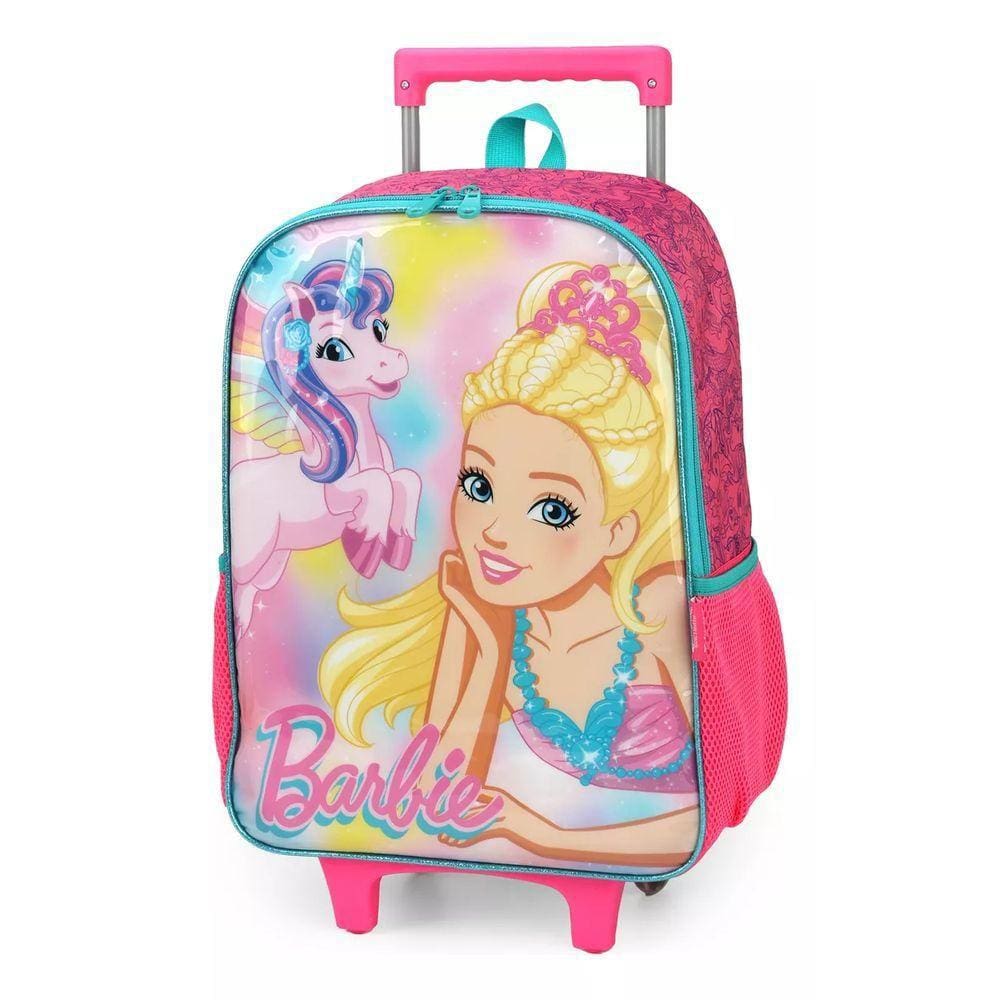 Mochilete Barbie Pink de Rodinha IC39972BB - Luxcel