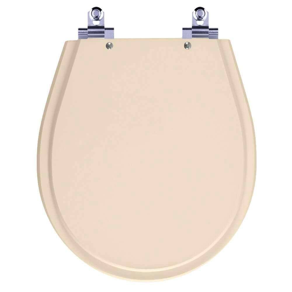 Assento Sanitário Laqueado Soft Close Avalon Visone Para Vaso Ideal Standard