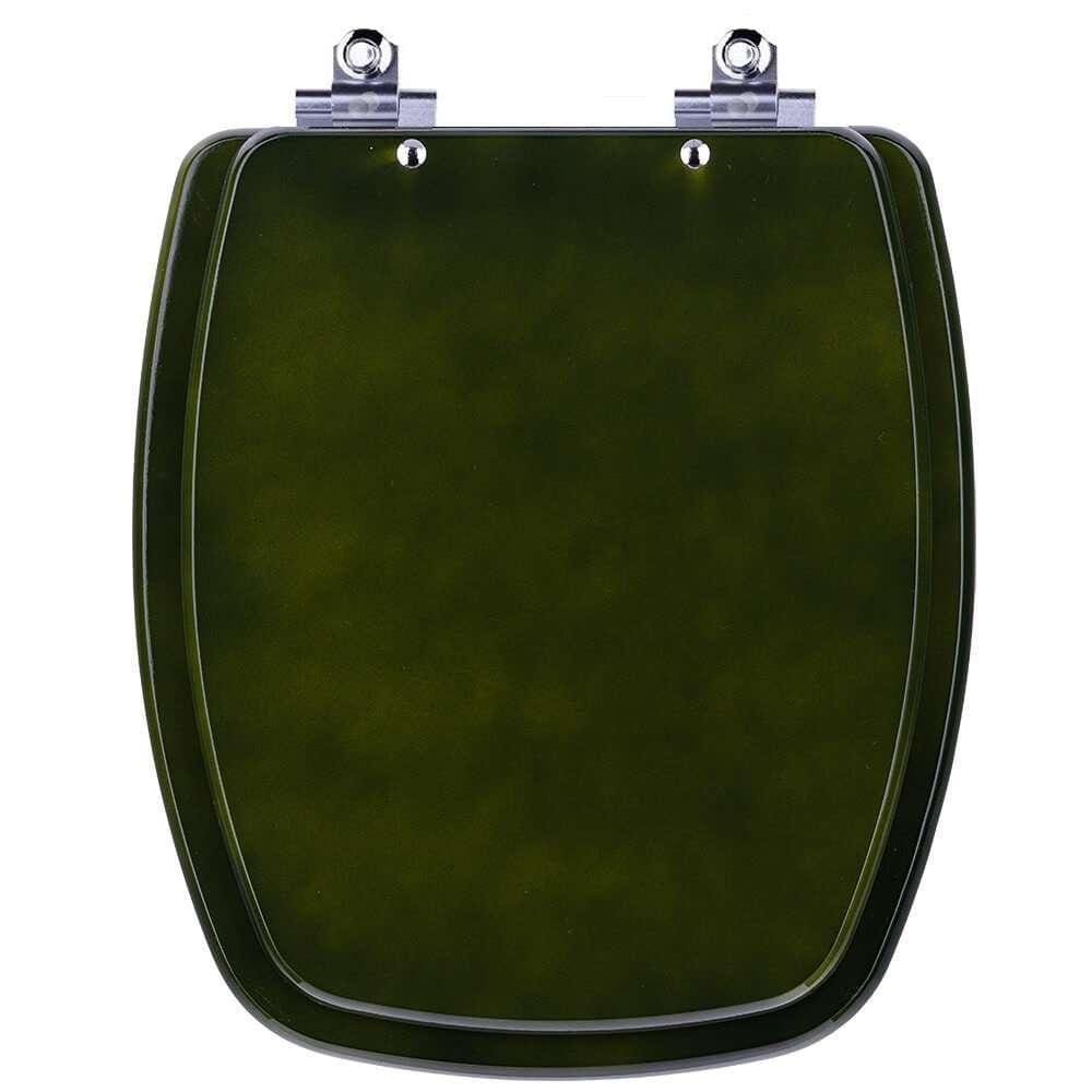 Assento Sanitário Laqueado Soft Close Stylus Verde Degrade Para Vaso Celite