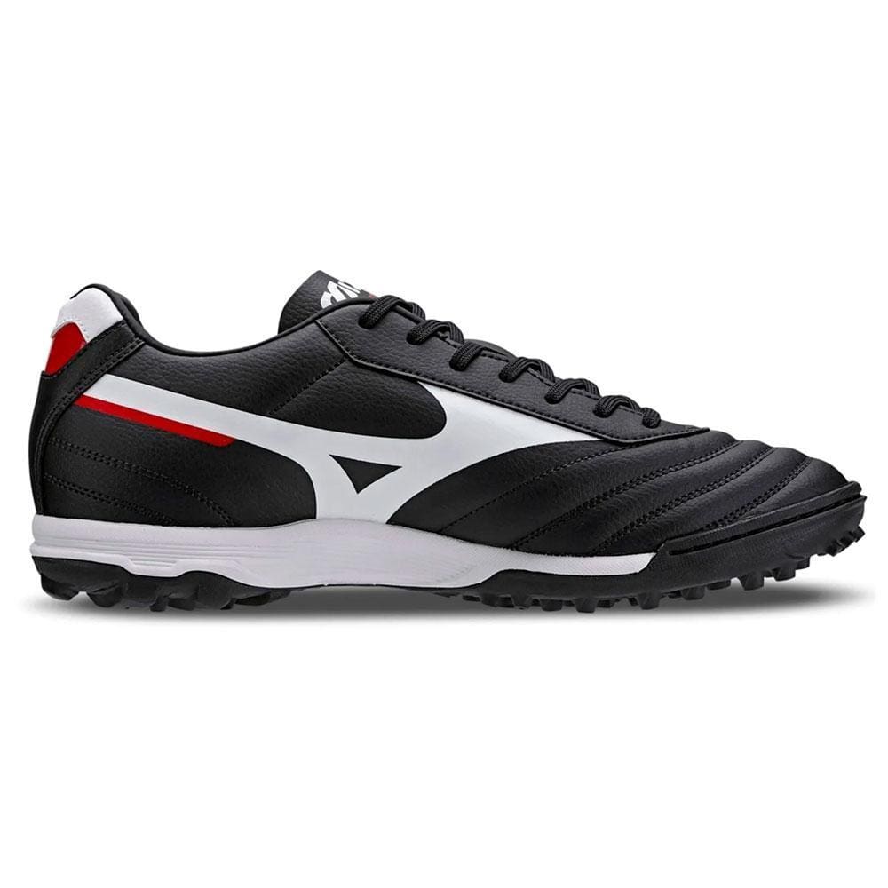 Chuteira Society Mizuno Morelia Classic As - Masculino - Preto-Branco