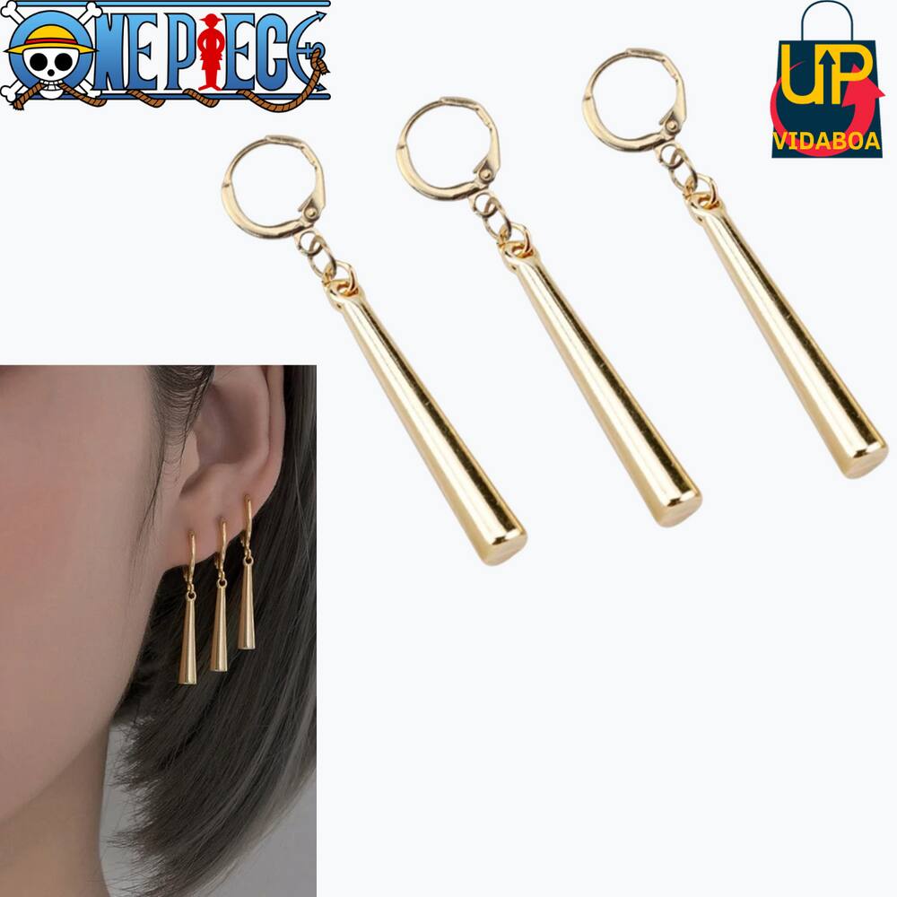 Kit 3 Brincos One Piece - Roronoa Zoro | Extra