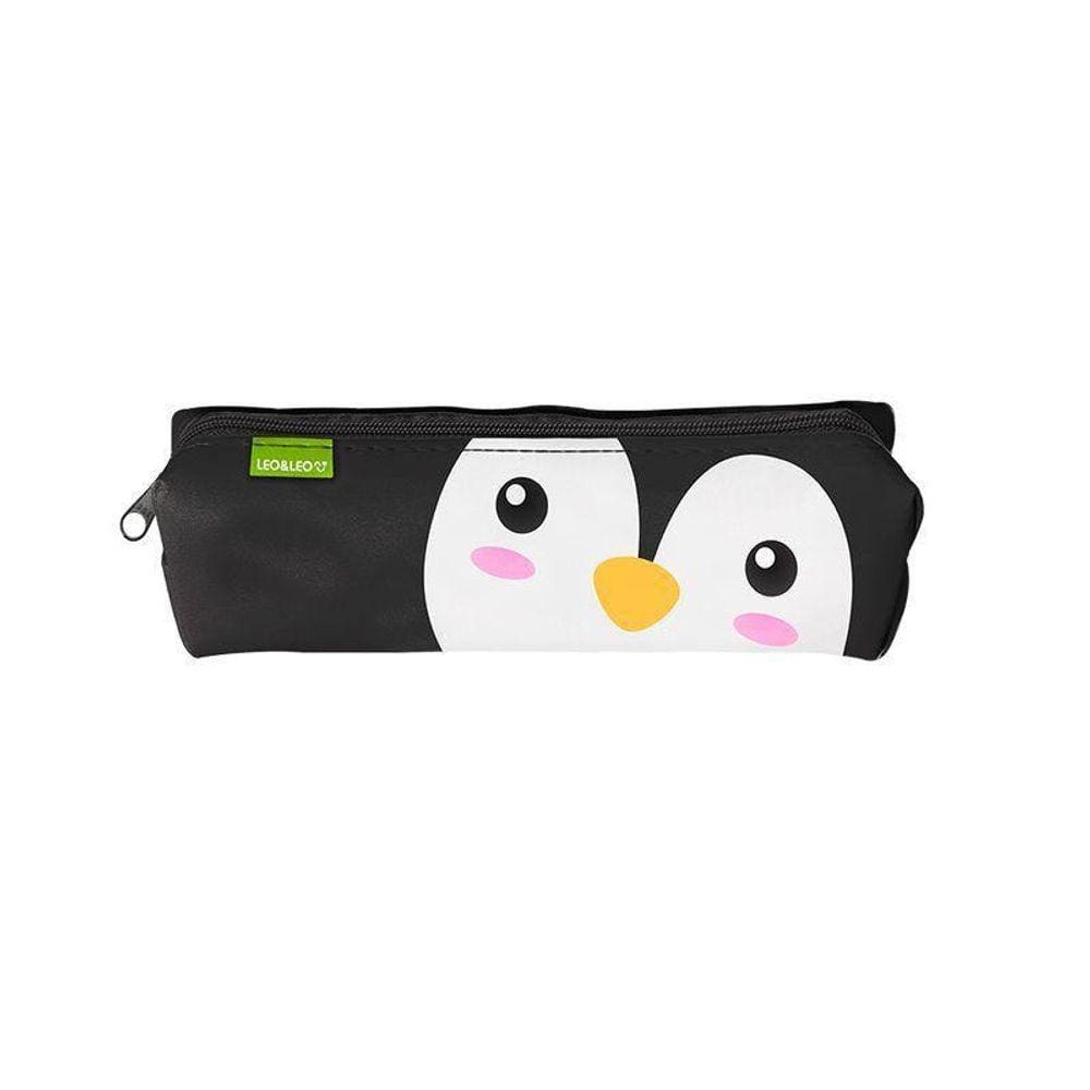 Estojo Tubo Pinguim Leo & Leo - Organizador Escolar