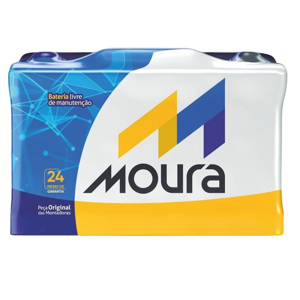 Bateria Moura Livre Manutenção 12V 50Ah M50JL JAC J2 LEXUS CT200H ECO F-SPORT TOYOTA PRIUS HIBRIDO