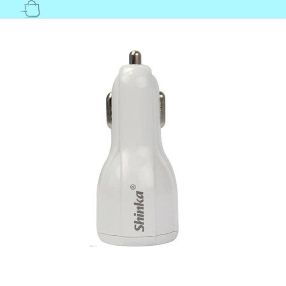 Carregador Turbo Veicular 5.1A Com 2 Saídas Usb Branco