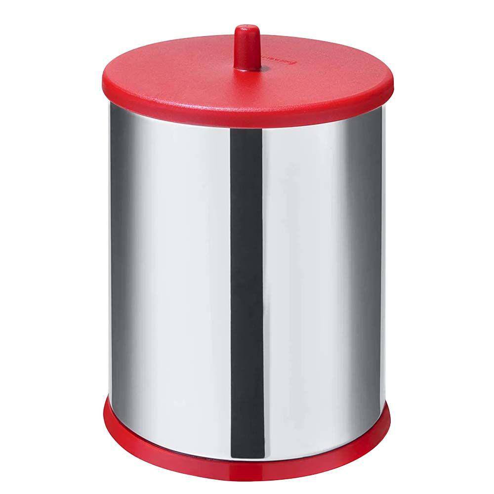 Lixeira Com Tampa 9,1L Simples Aço Inox Martinasso
