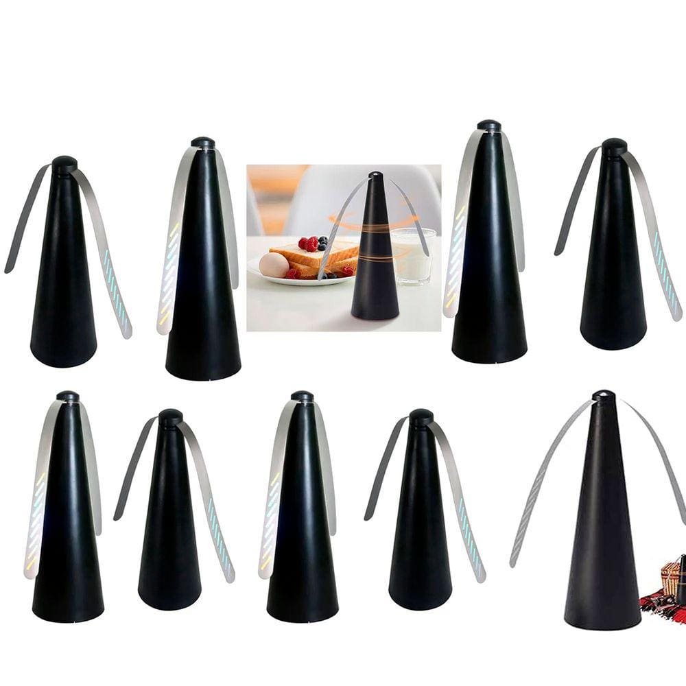Ventilador Repelente Kit 10 Uni Anti Inseto Mosca Mosquito Mesa Portatil Camping Portatil Piquenique Camping