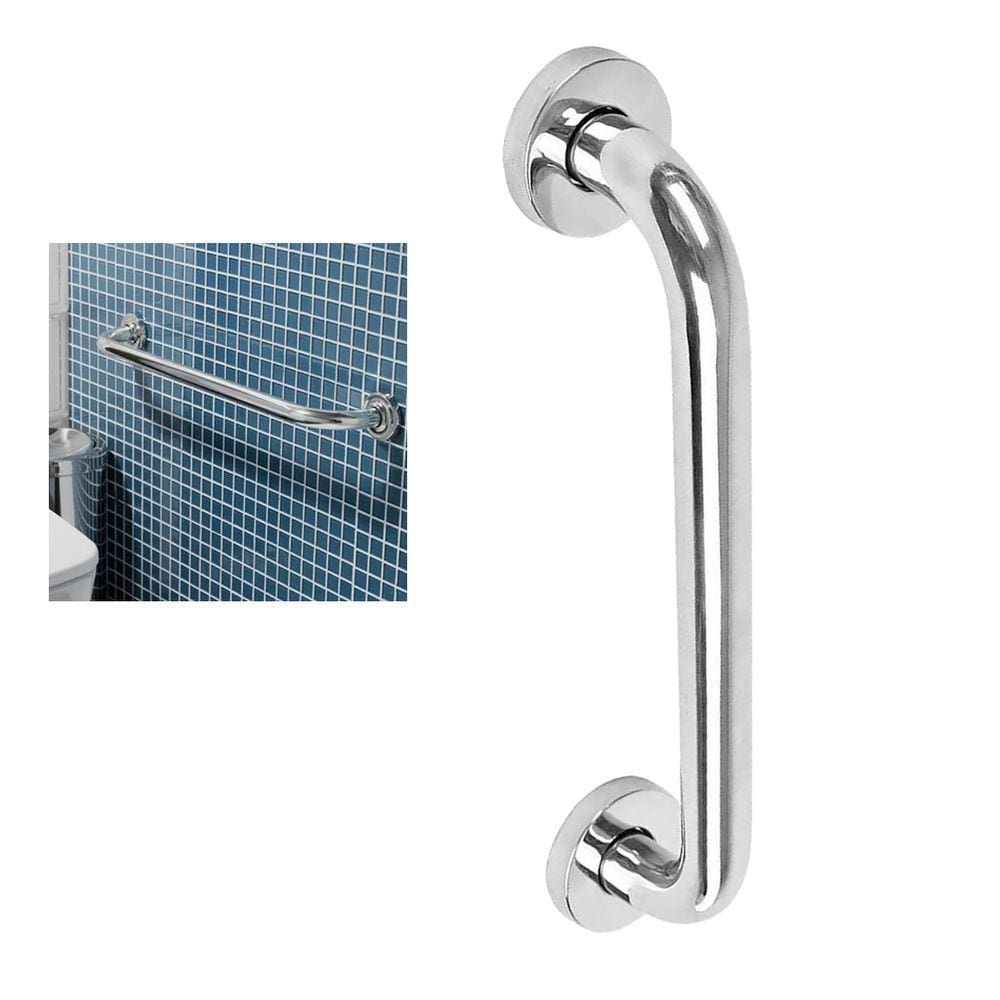 Alça de Apoio 30cm Barra Inox Gestante Idoso Banheiro Box Segurança Quarto Resistente Acessibilidade