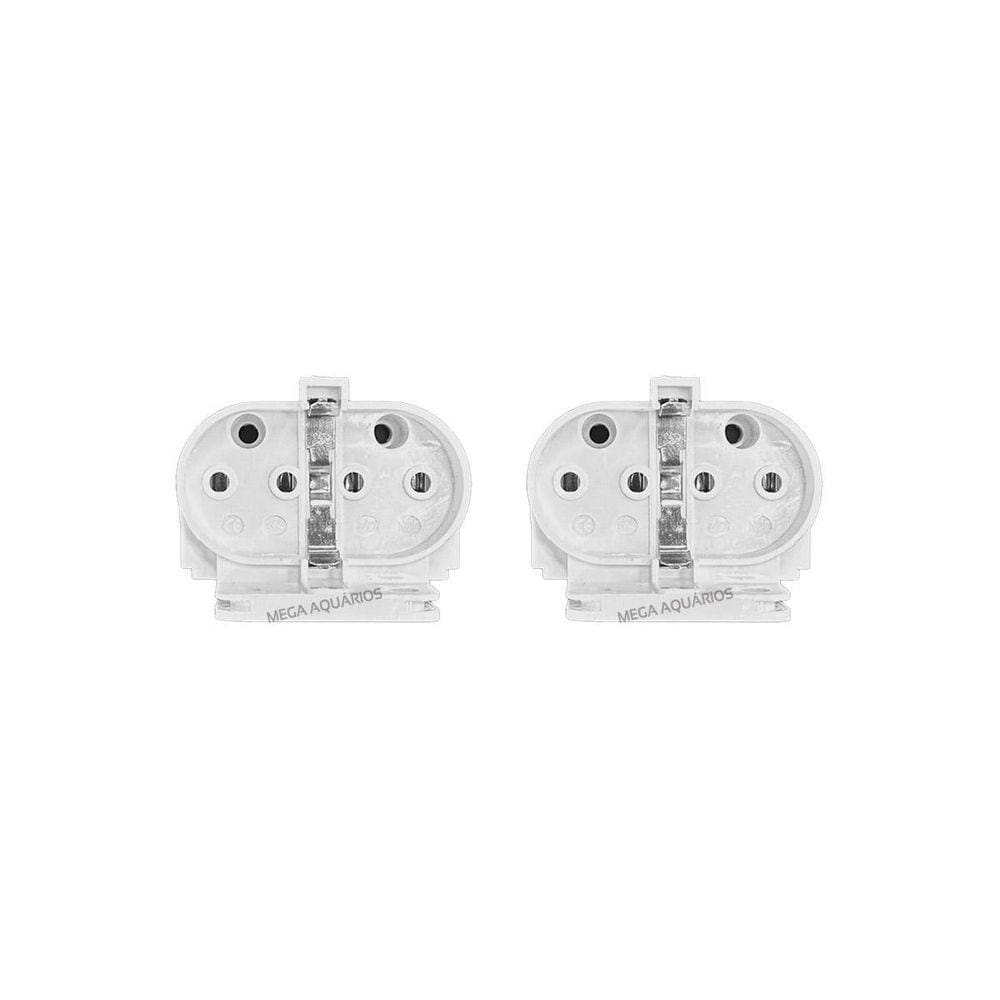 Kit 2 Soquetes 2G11 Base Tomadinha Para Lâmpada Pl 4 Pinos
