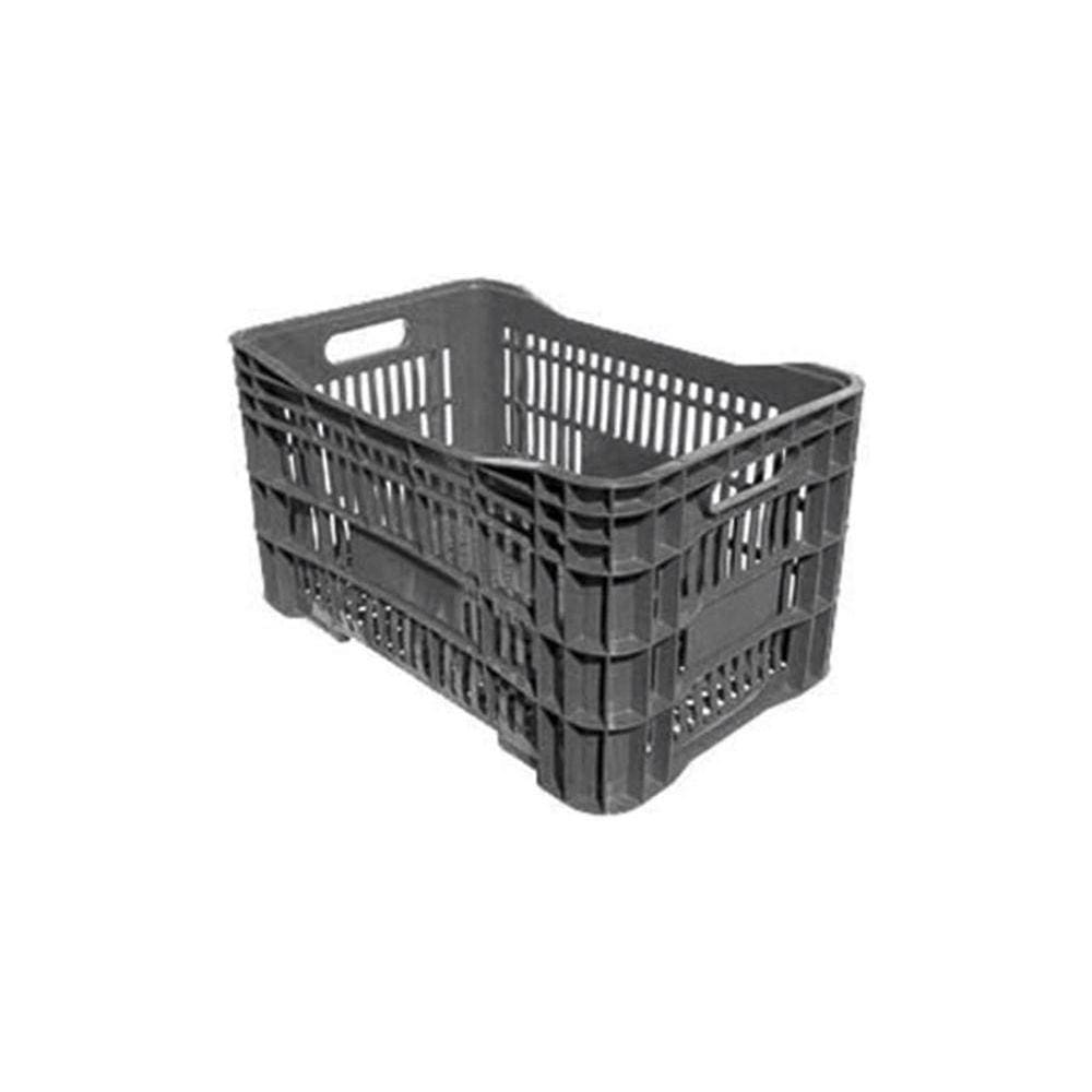 Caixa Plástica Organizadora Preta 36X31X56Cm Para 45L