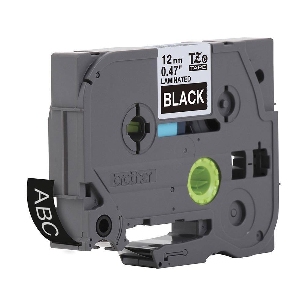 Fita Brother TZE-335 (TZ-335) 12mm Branco/Preto