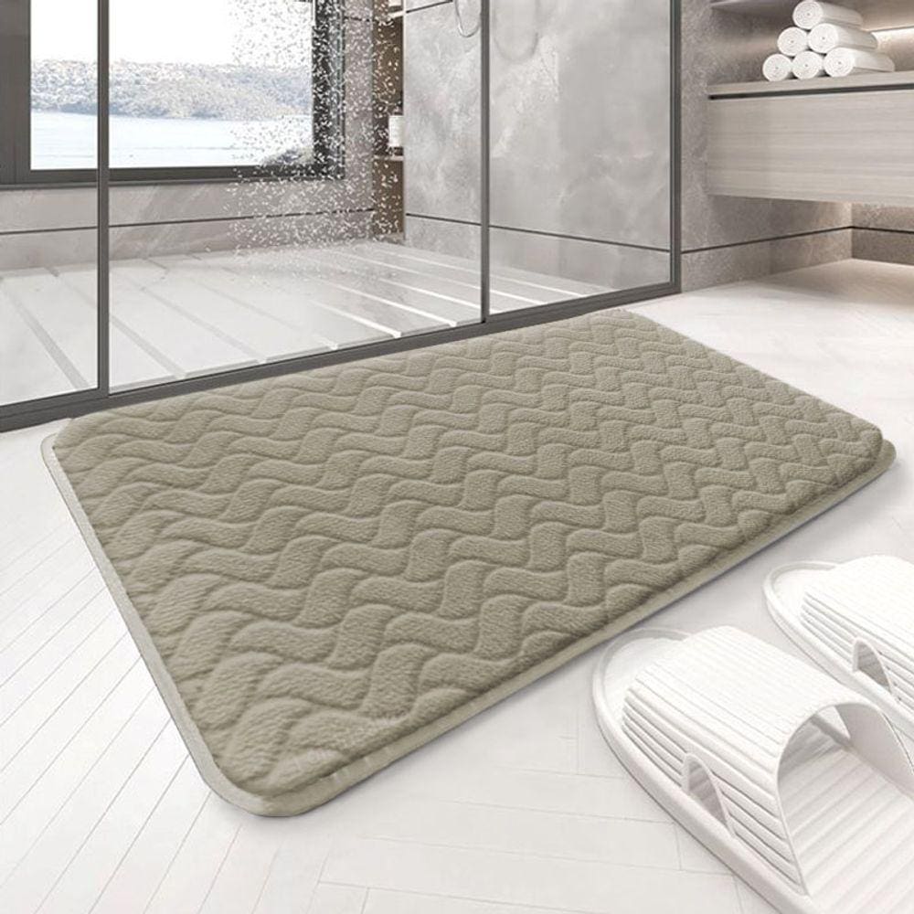 1 Tapete Banheiro Super Soft Macio Antiderrapante Orbg 40x60