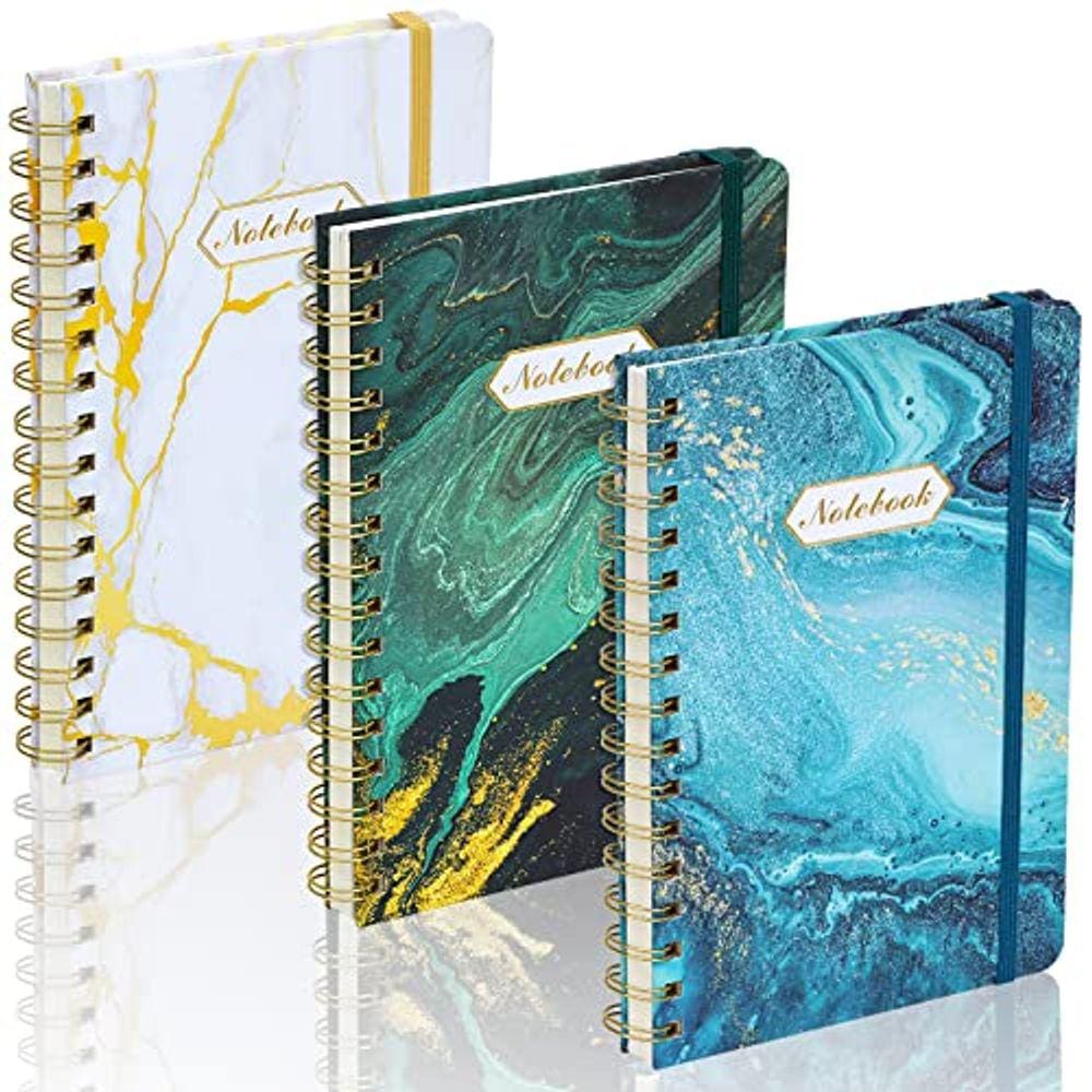 Cadernos espirais EOOUT Aesthetic Hardcover College Rules