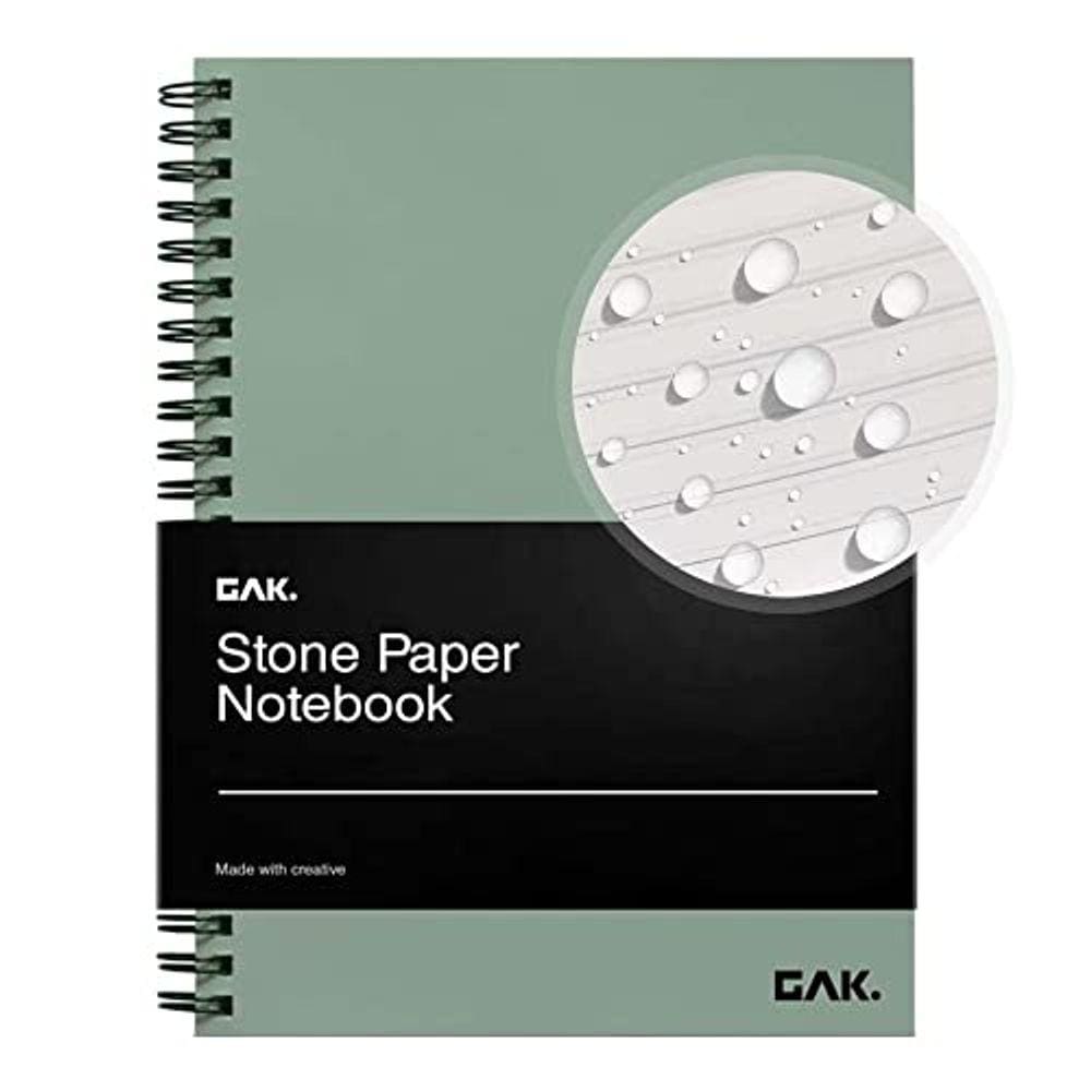 Caderno GAK. Papel de pedra impermeável A5 tamanho 50 folhas
