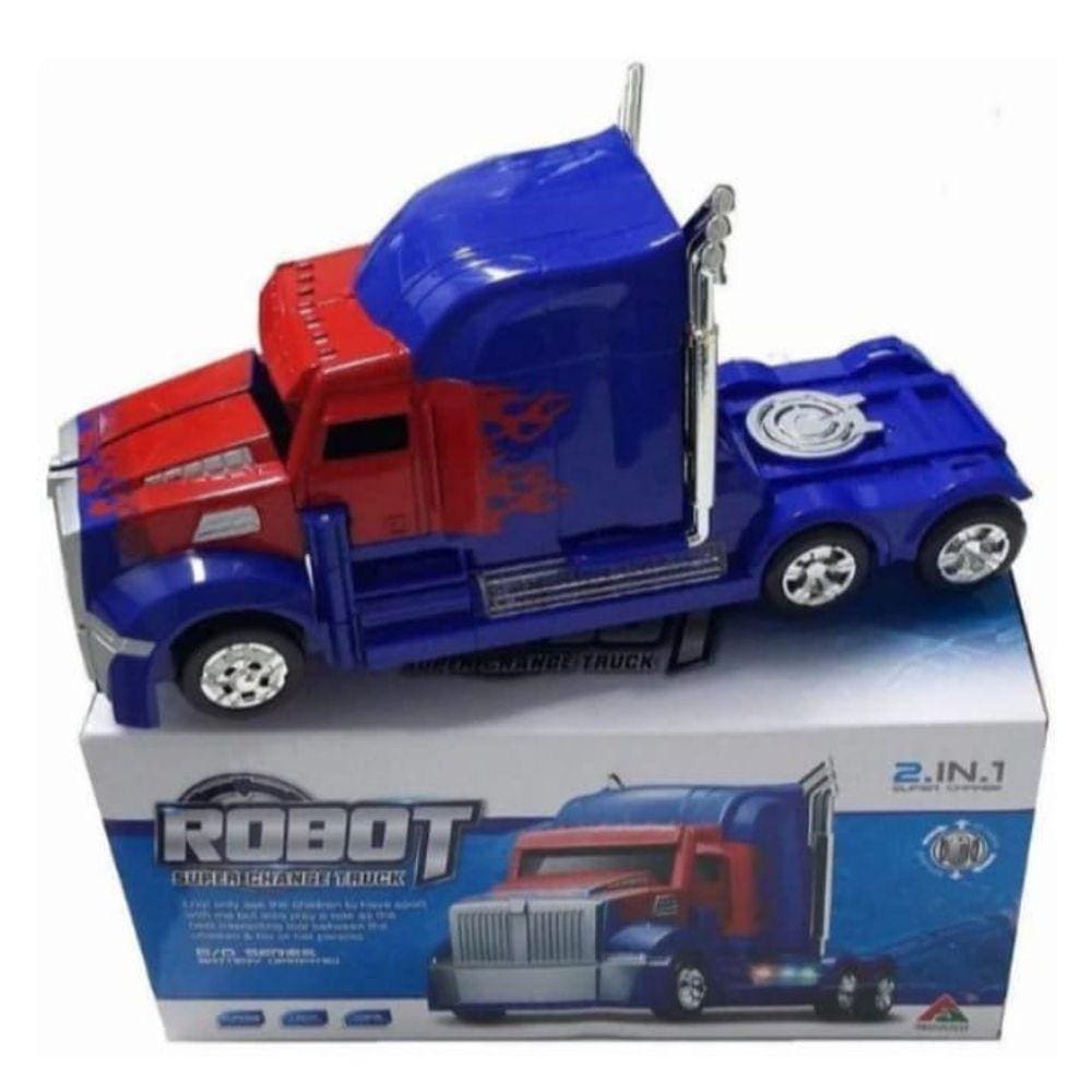 Caminhão Robot Super Change Transforma Em Robô