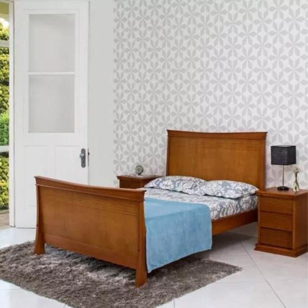 Cama de Casal King Size 1,95 x 2,05 - Móveis de Gramado