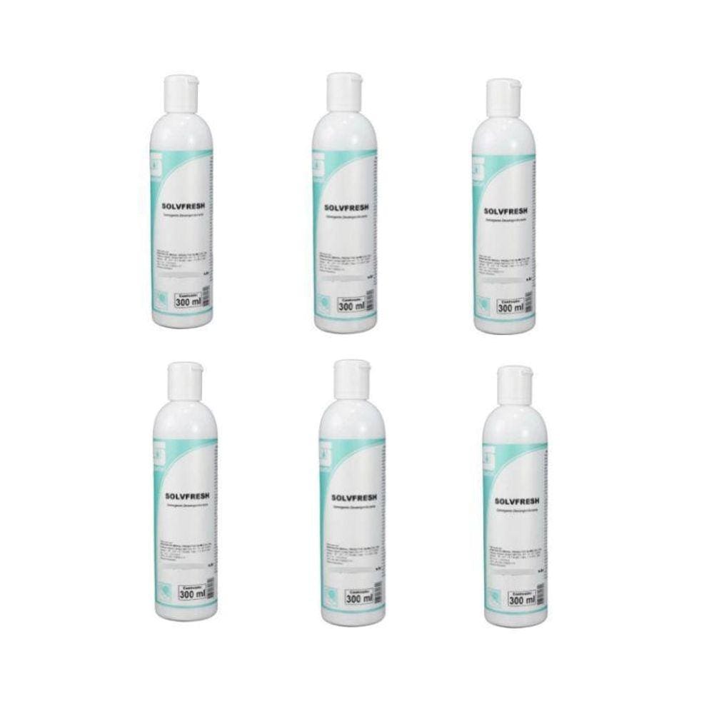 Kit 6 Solvfresh Detergente Desengordurante Spartan 300Ml