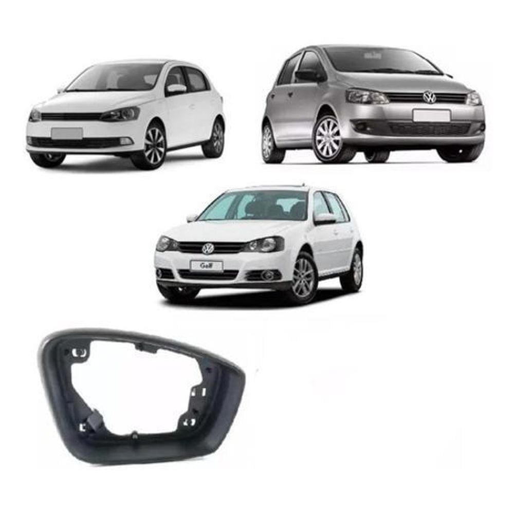 Moldura Retrovisor Sem Furo Gol Voyage Saveiro G6 Polo Up Ld