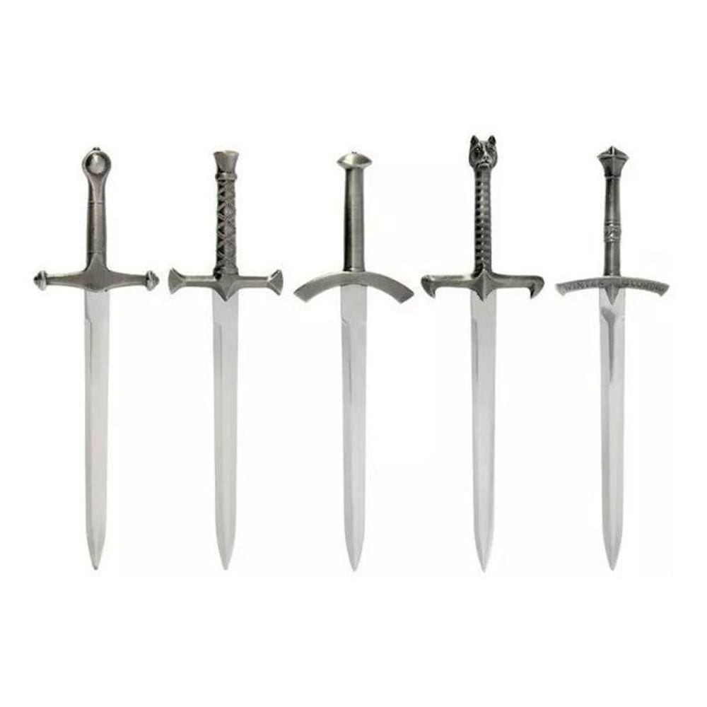 Espadas Coleção Game Of Thrones Abridor De Cartas + Estojo