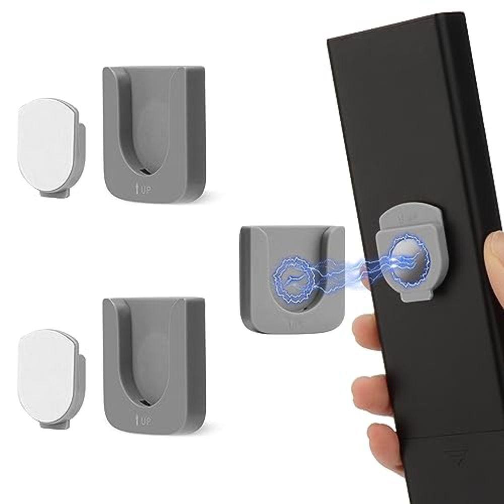 Suporte de controle remoto magnético para montagem em parede WALLFID (cinza), 2 p.