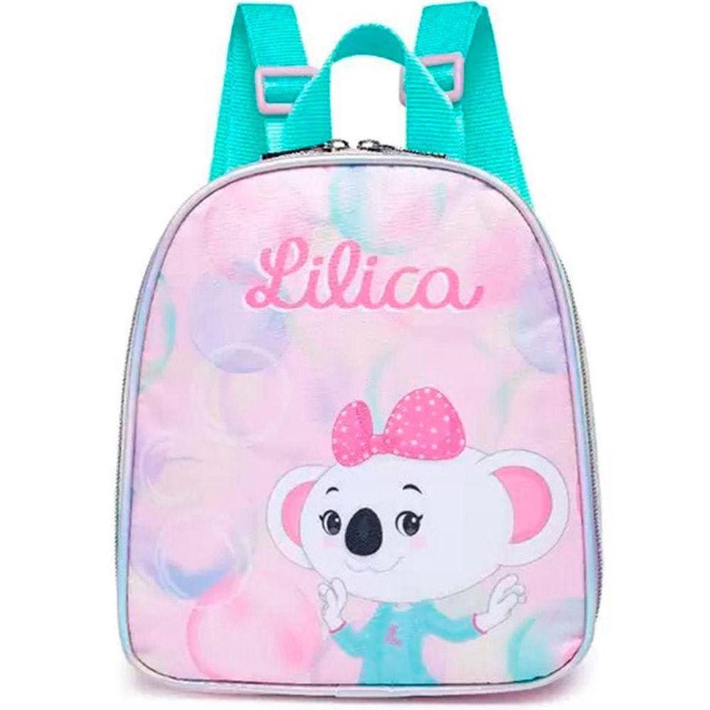 Lancheira Pacific Lilica Ripilica Bubbles Unico Rosa