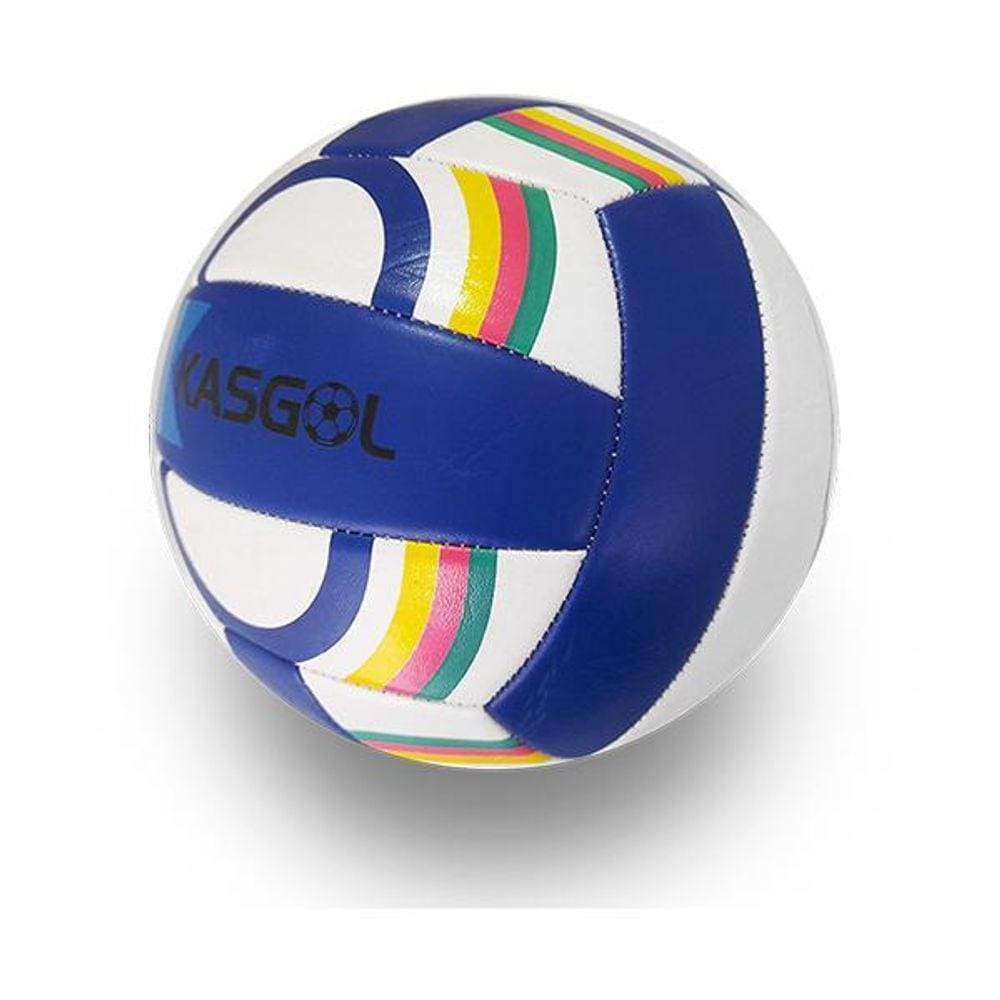 Bola De Voleibol Azul Colorida Oficial Quadra/Praia Kasgol