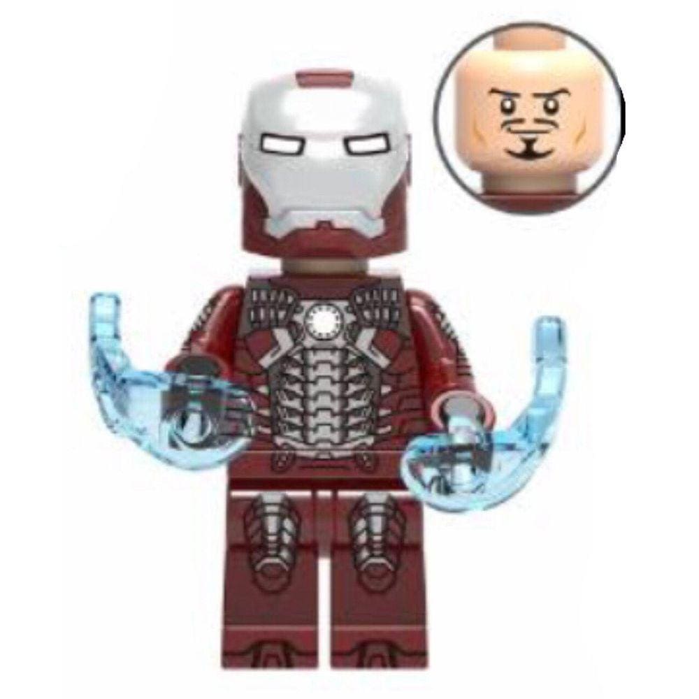 Boneco Blocos De Montar Homem De Ferro Armadura Mark Mk6