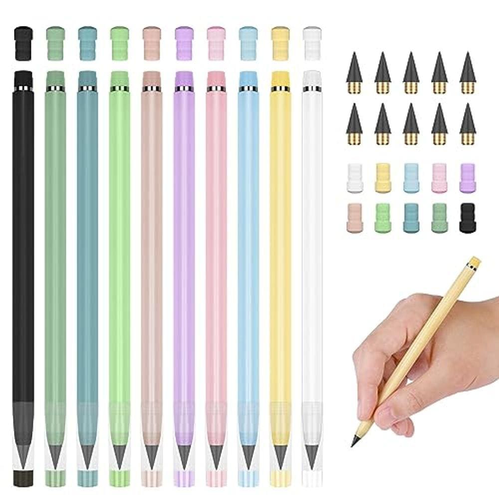 Lápis sem tinta HOTUT Infinity Lápis com 10 pontas substituíveis