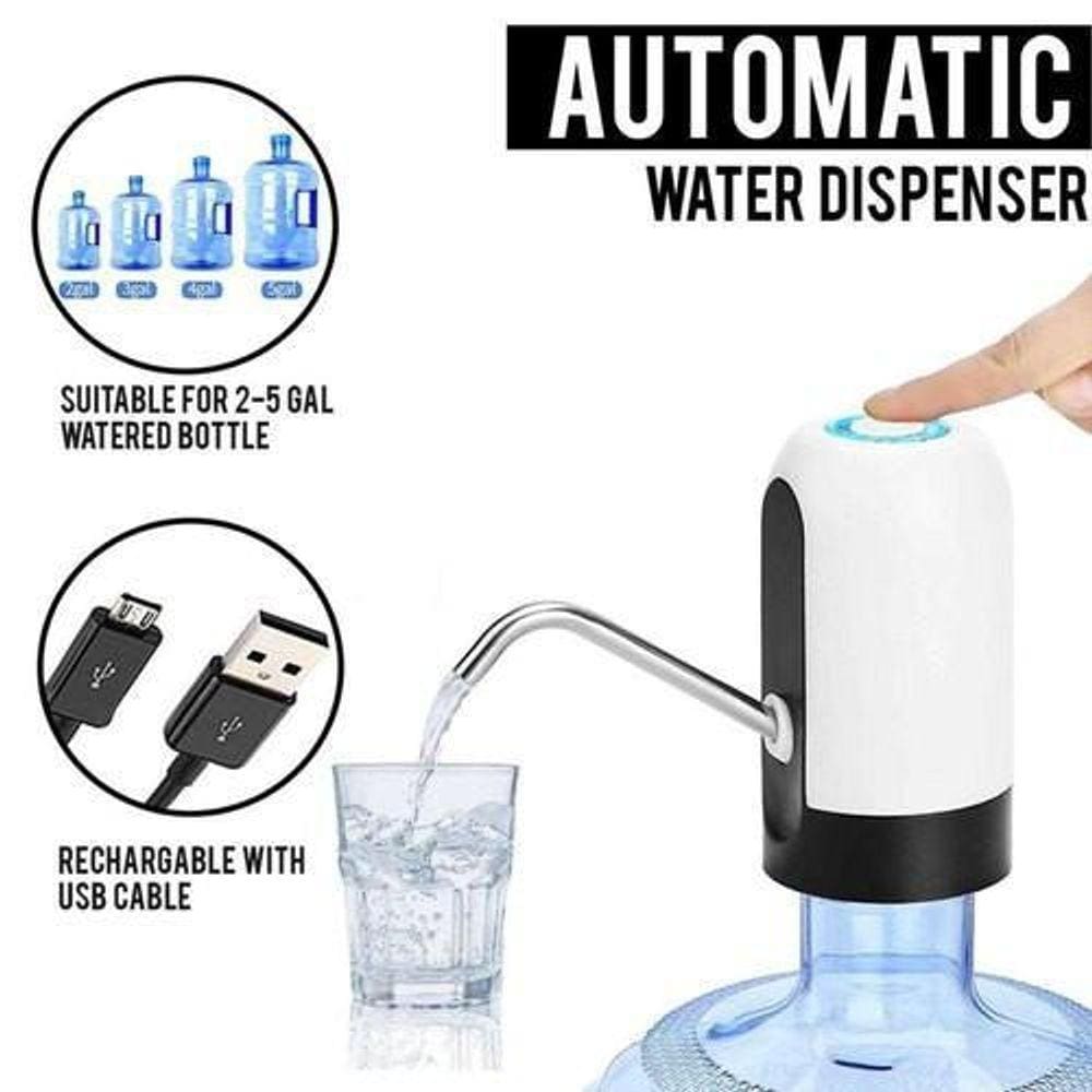 Bomba Para Garrafão Água Recarregável Usb Filtro Automático