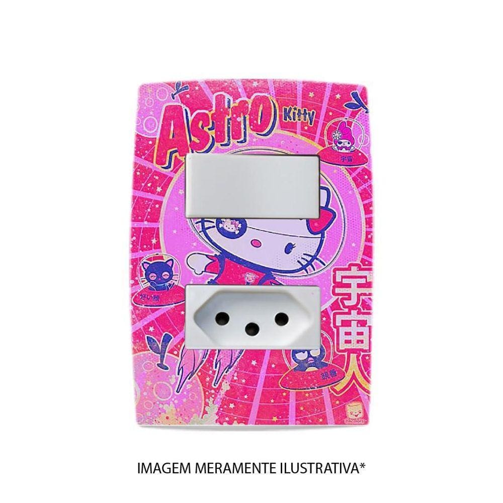 Adesivo De Interruptor Hello Kitty Mod 01