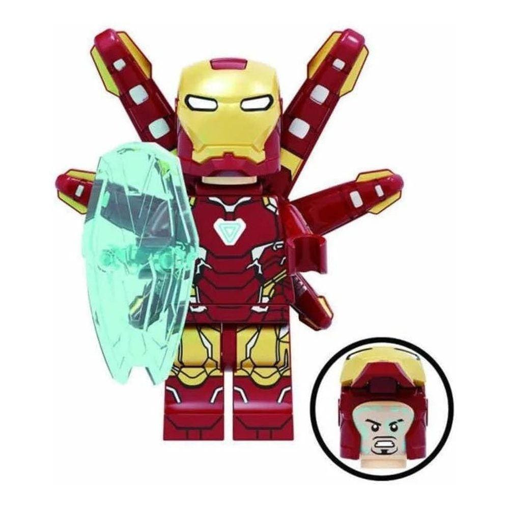 Boneco Blocos De Montar Homem De Ferro Armadura Mk85