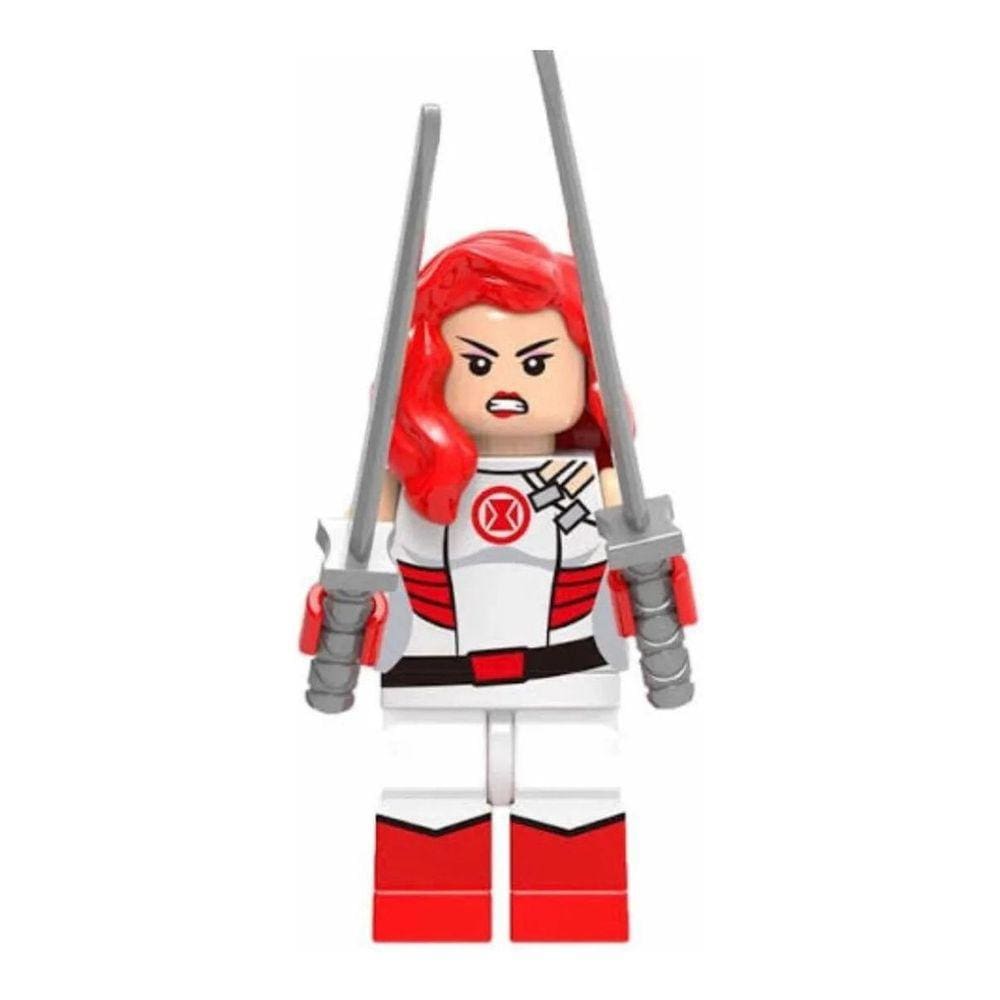 Boneco Blocos De Montar Viúva Vermelha Filme Viúva Negra