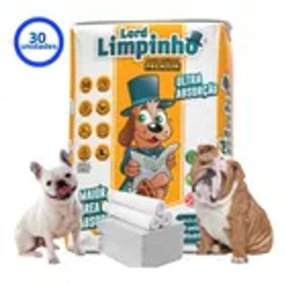 Tapetinho Higiênico Casa Apartamento Gel Anti Odor 30 Und
