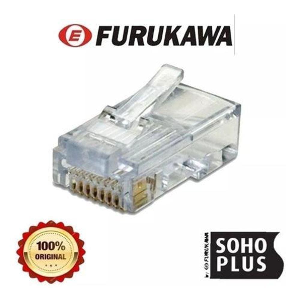 Conector Plug Rj45 Macho Cat5E Sohoplus Furukawa Caixa C/500